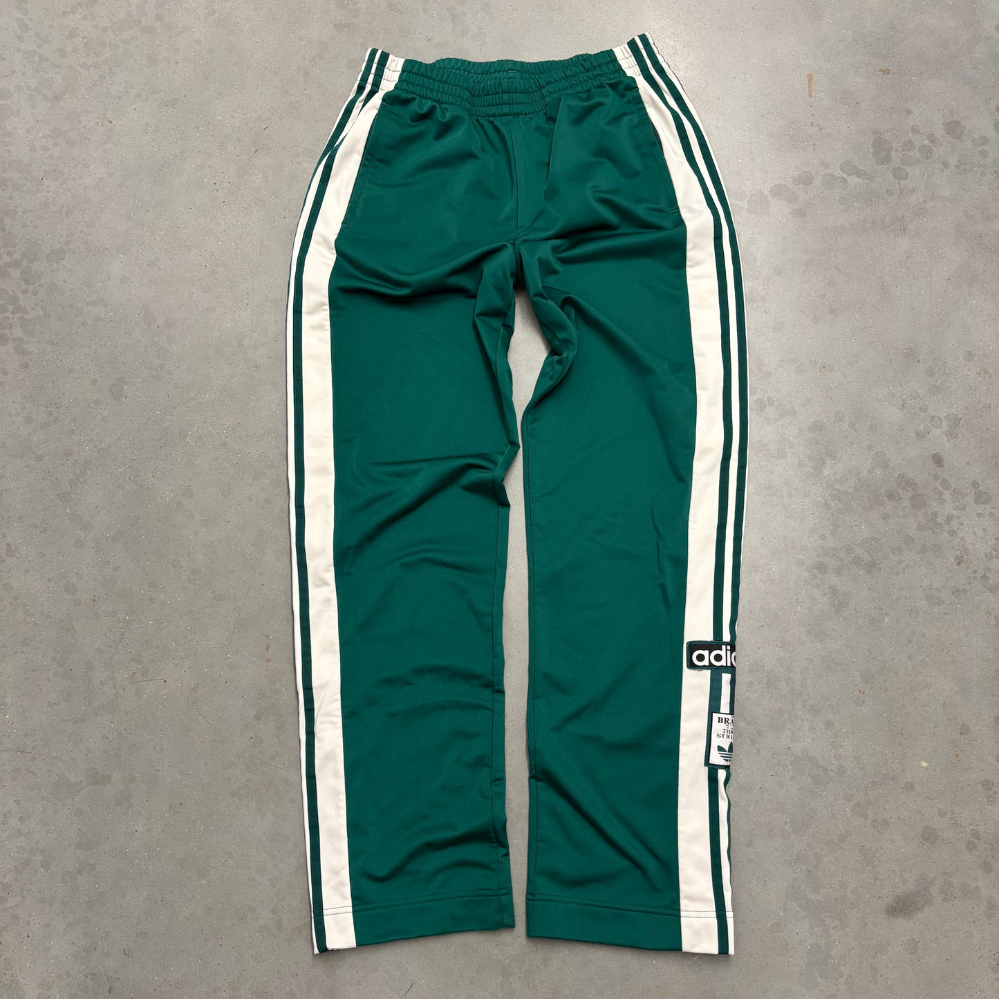 Y2K Green Adidas Breakaway Track Pants