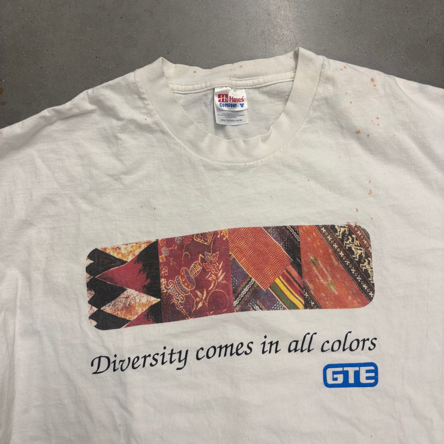 Vintage 90s GTE Diversity Promo Tee