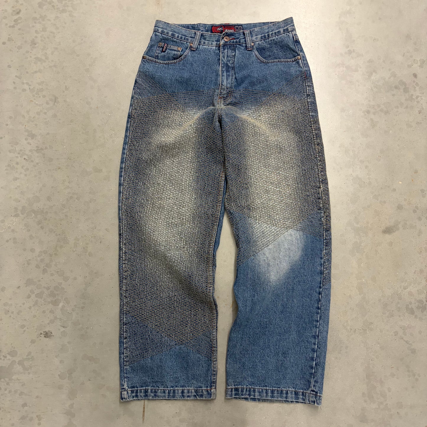 Y2K OZC Stitched Denim