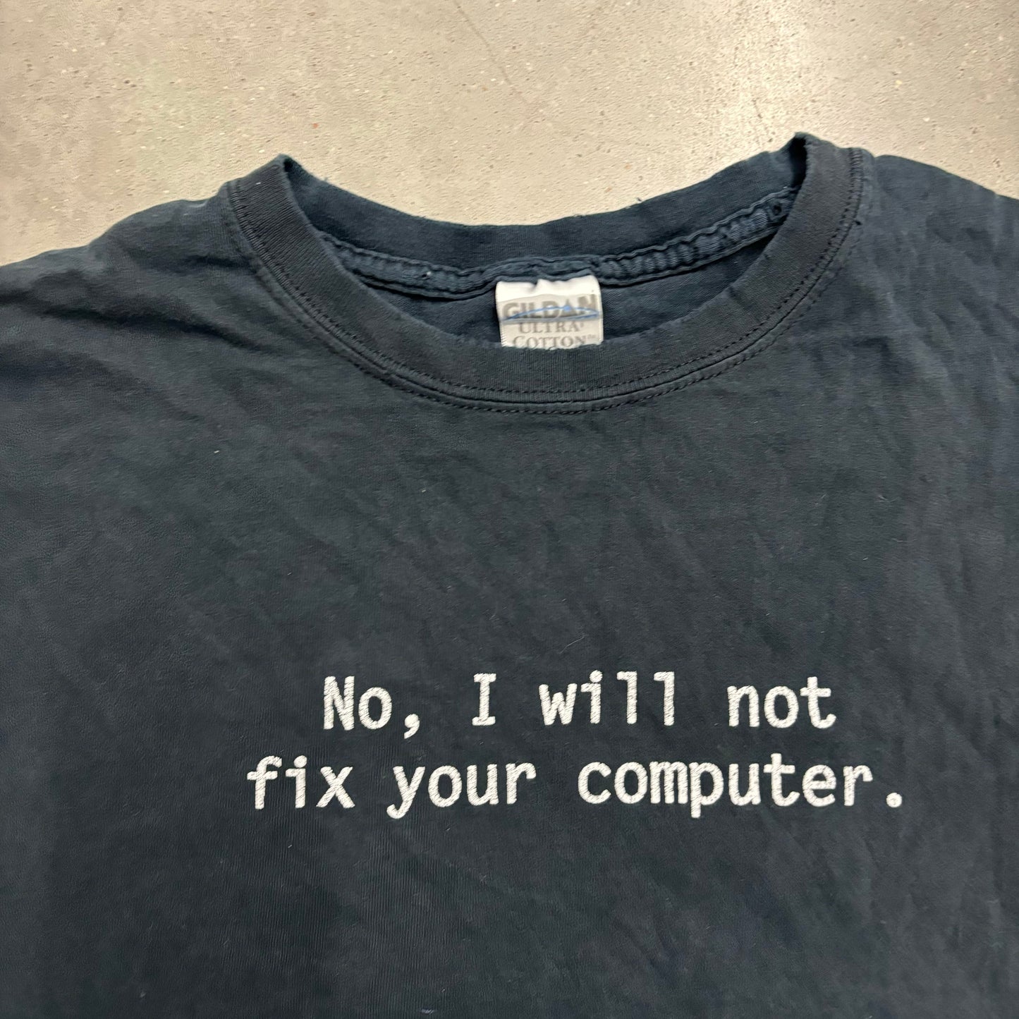 Y2K “No I Wont Fix Your Computer” Tee