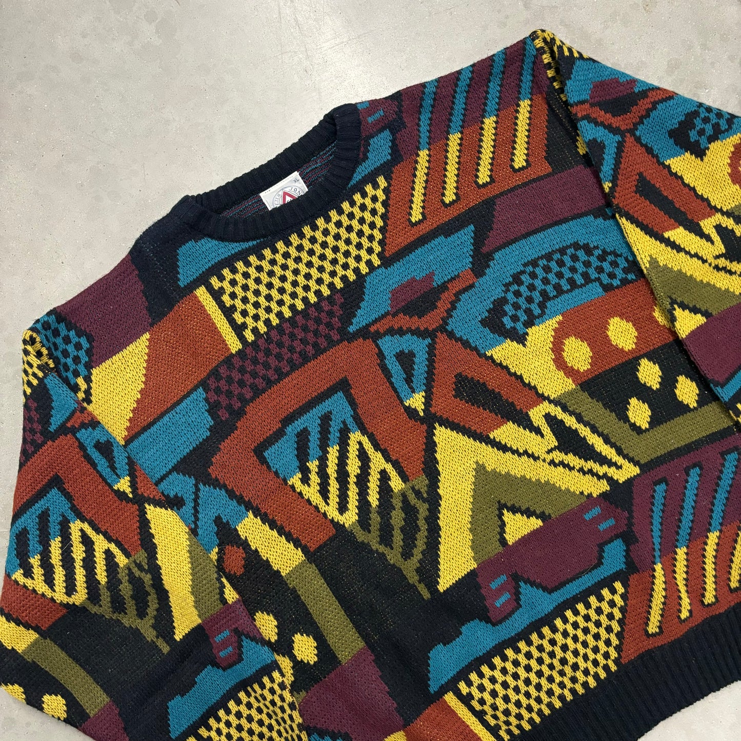 Vintage Multiprint Sweater