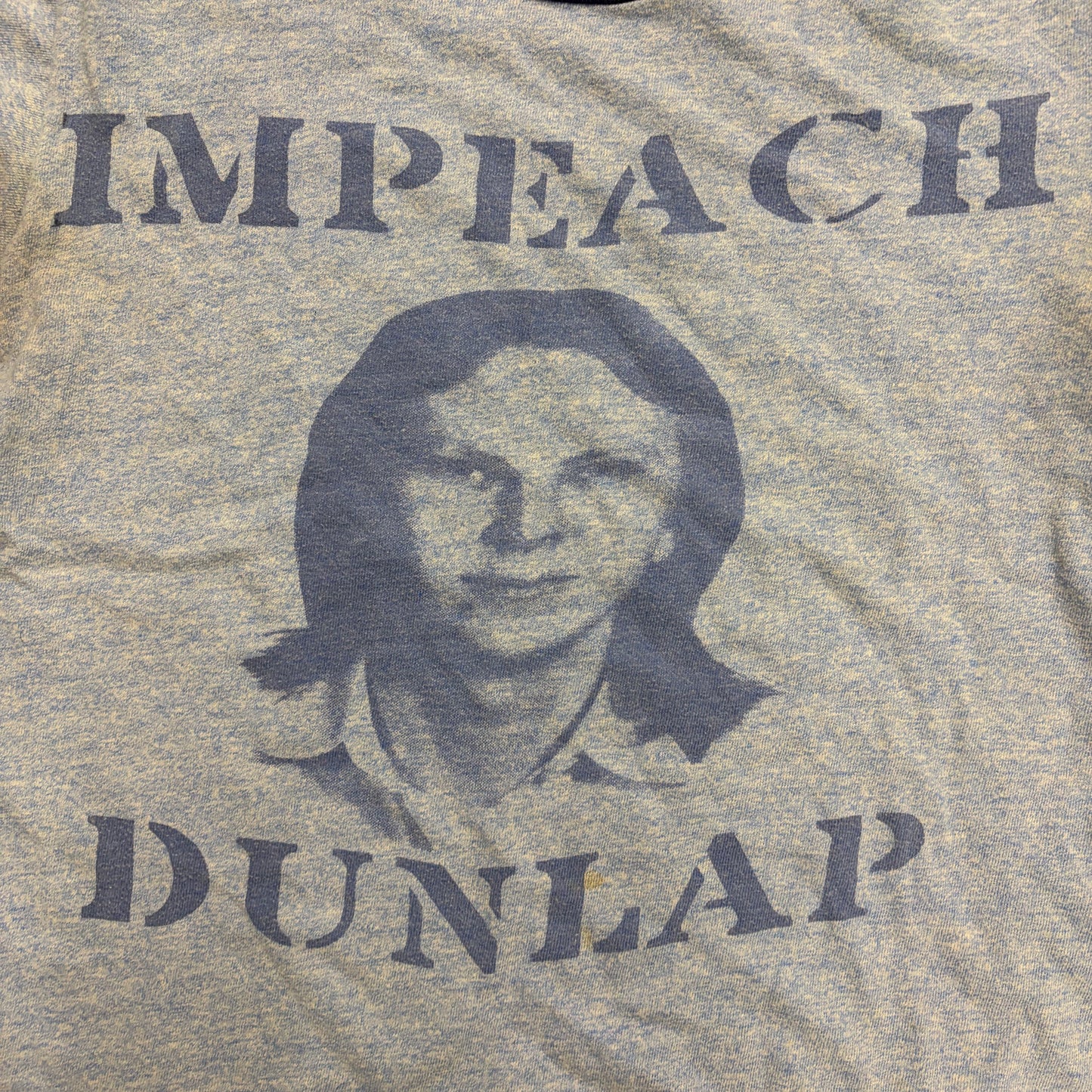 intage 80s “Impeach Dunlap” Ringer Tee