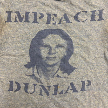intage 80s “Impeach Dunlap” Ringer Tee