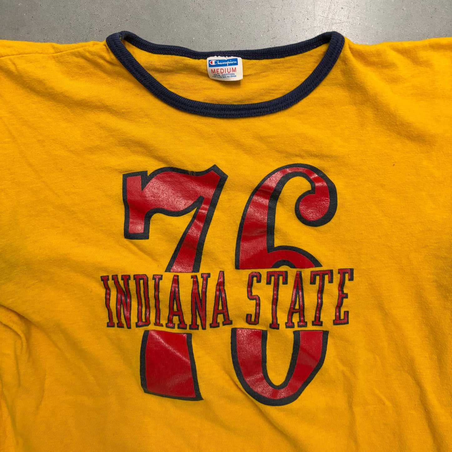 Vintage 76’ Indiana State Ringer Tee