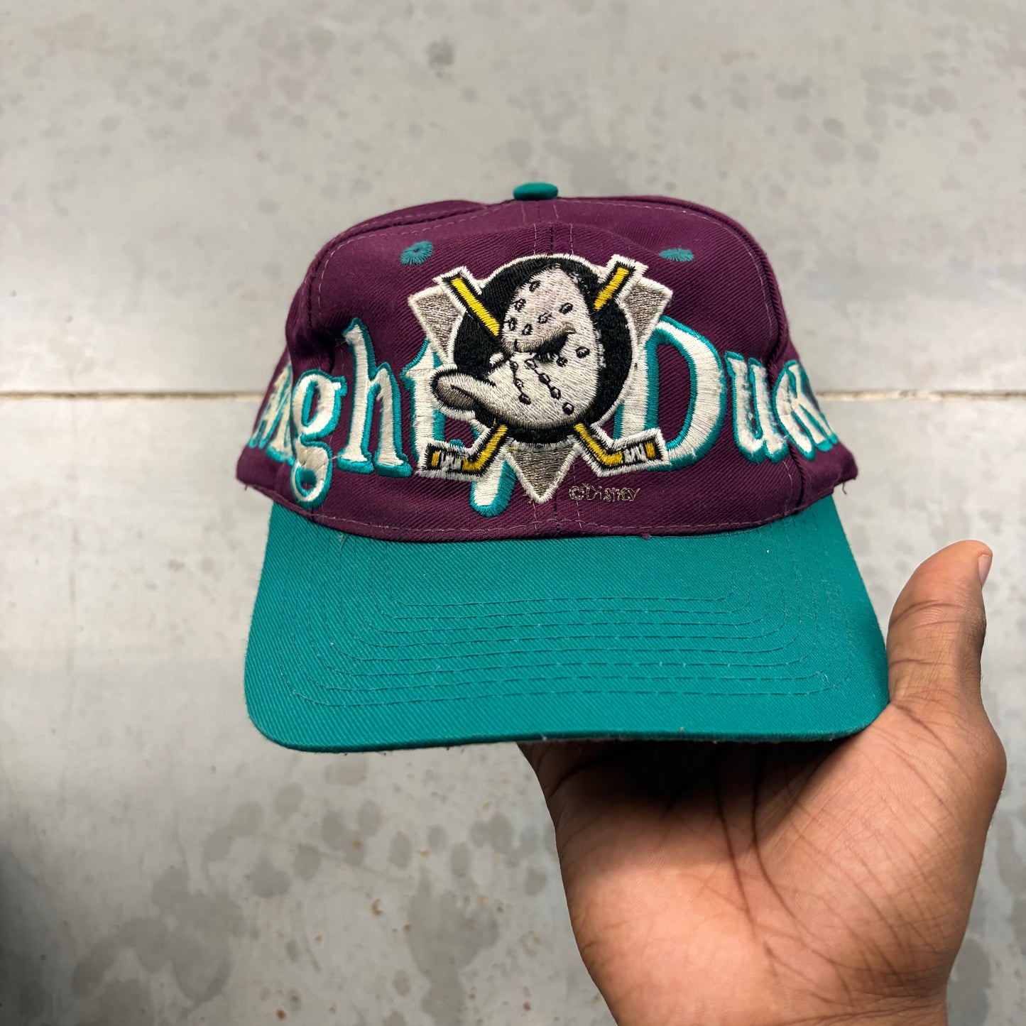 Vintage 90s Mighty Ducks AOP Hat