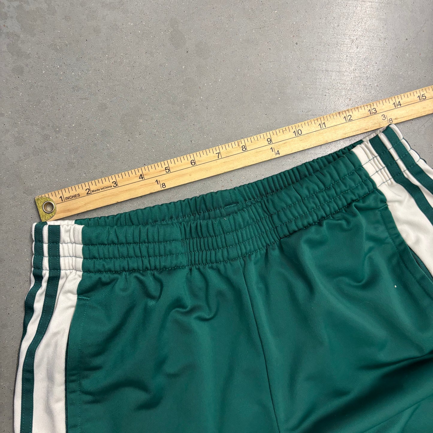 Y2K Green Adidas Breakaway Track Pants