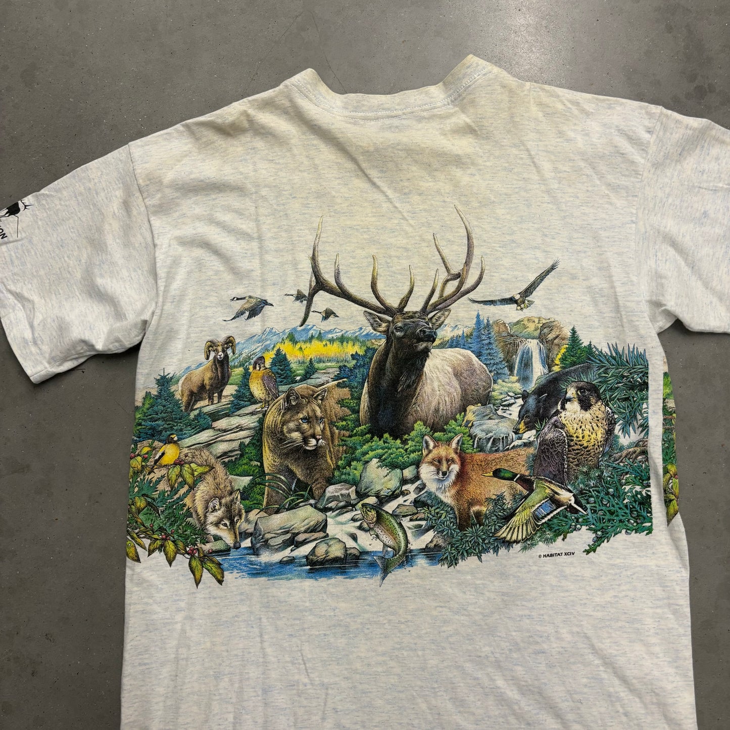 Vintage 90s Nature AOP Tee