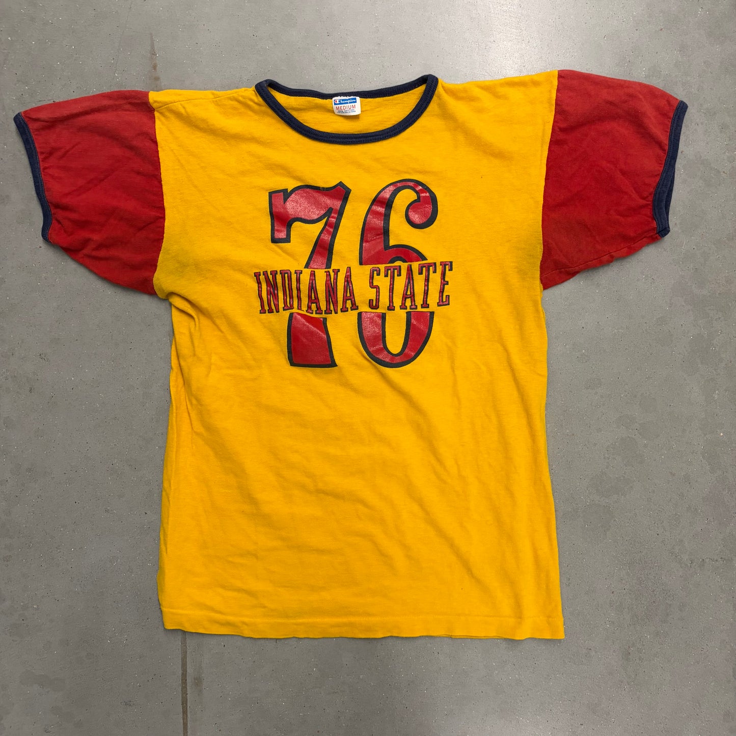 Vintage 76’ Indiana State Ringer Tee
