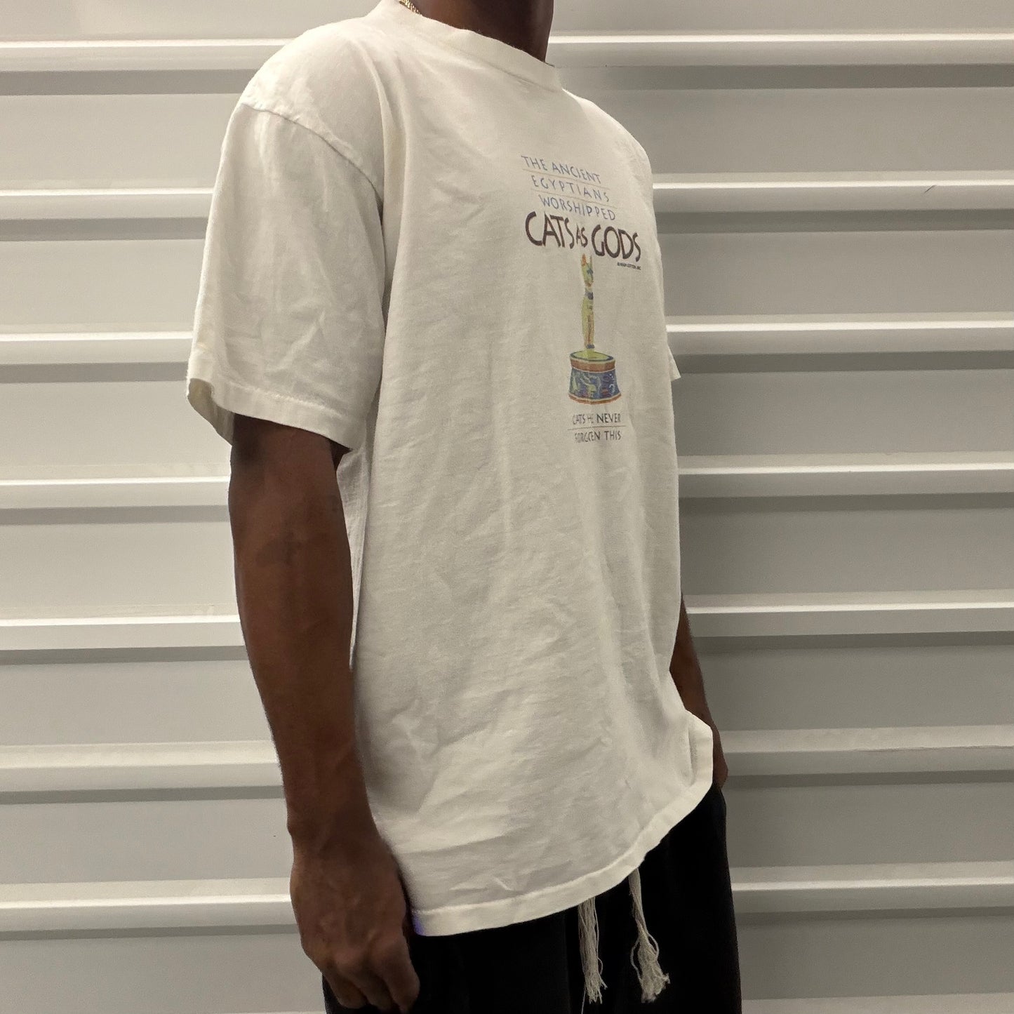 Vintage 90s “Cats as Gods” Tee