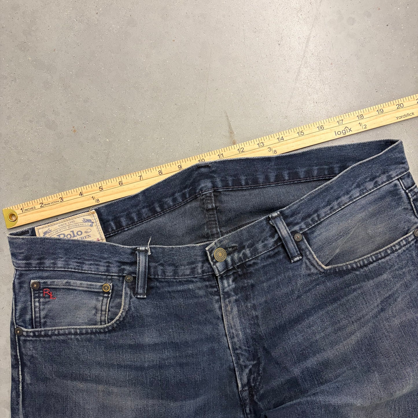 Y2K Polo Straight Denim