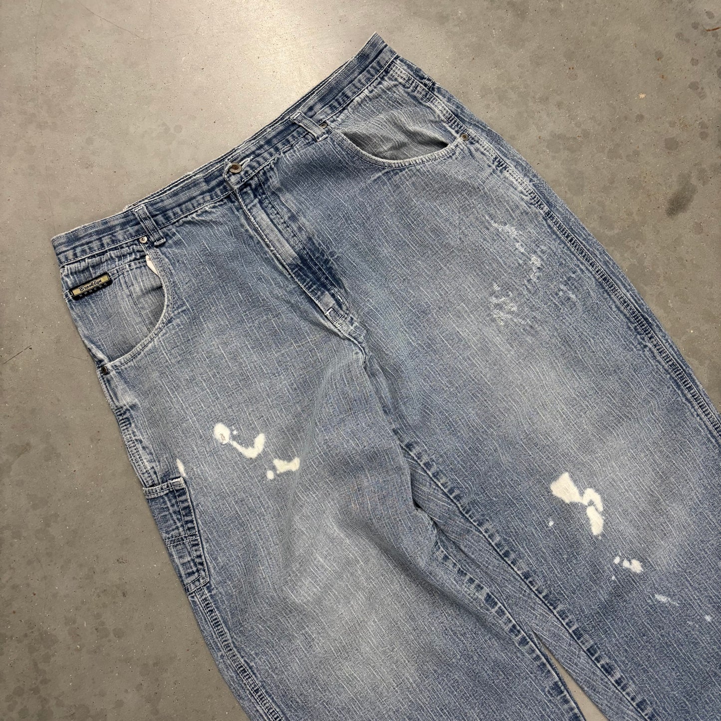 Y2K Faded Brooklyn Express Denim