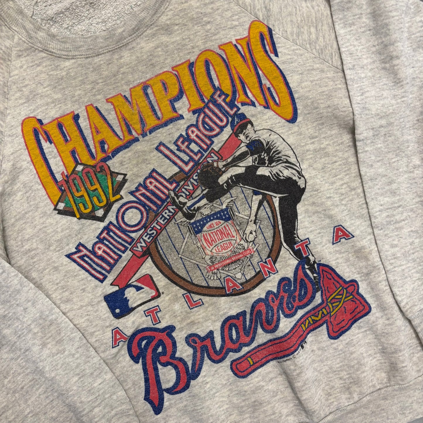 Vintage 92’ Atlanta Braves Crewneck