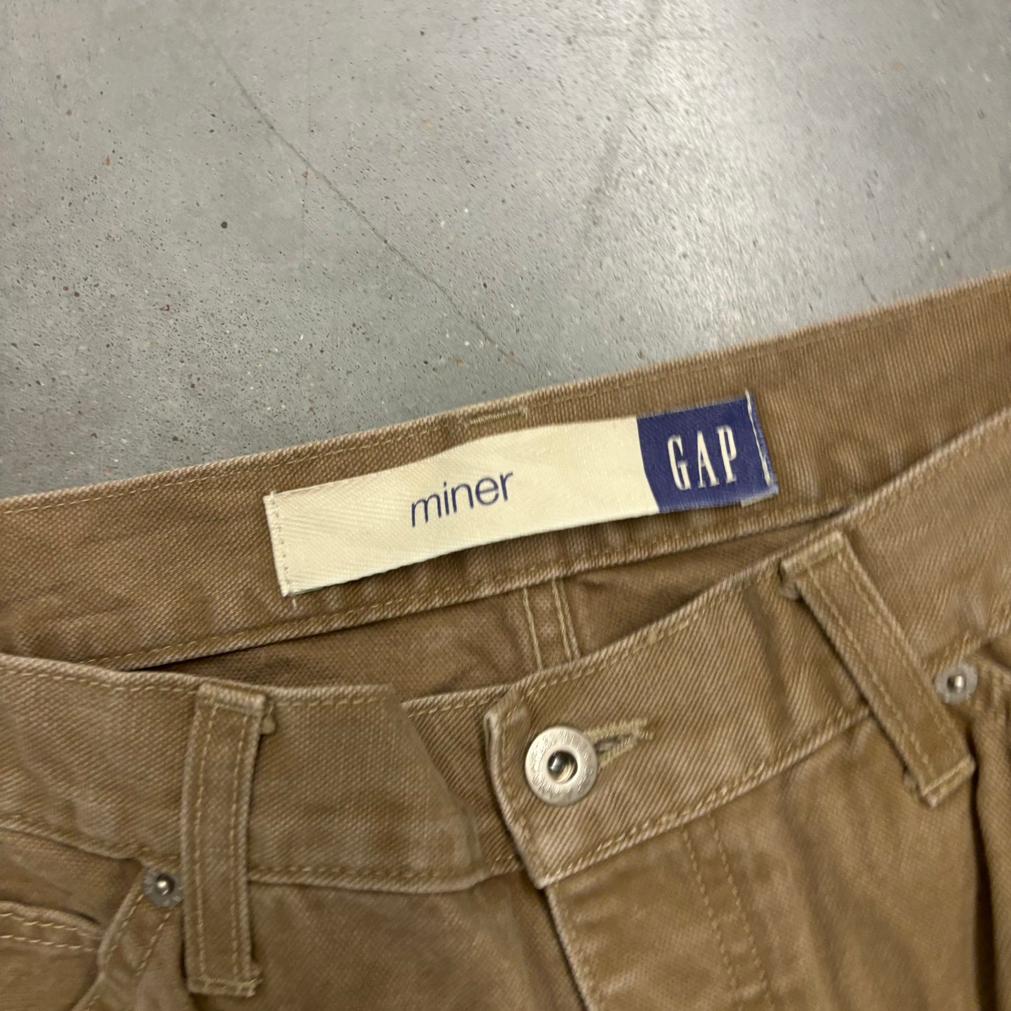 Y2K Gap Miner Double Knee Pants