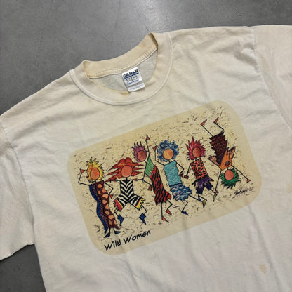 Vintage 90s Wild Women Art Tee