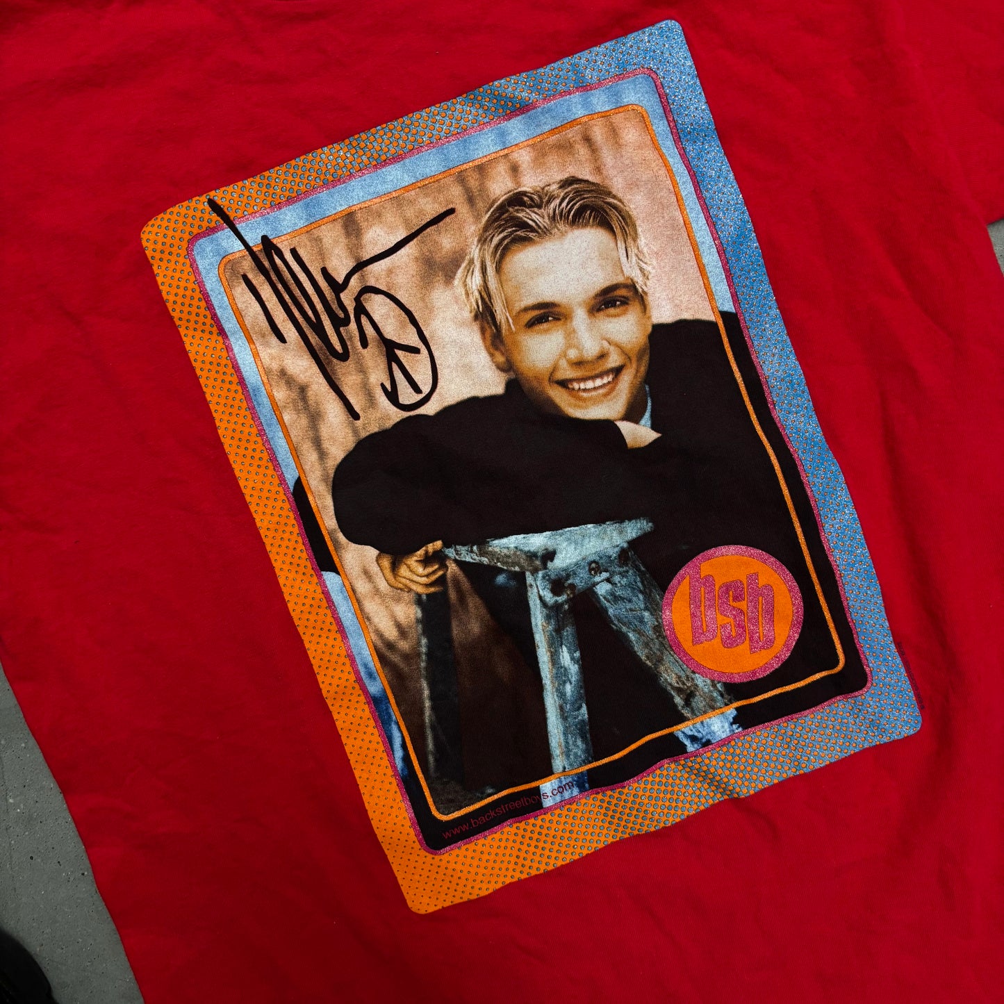 Vintage 90s Nick Carter Backstreet Boys Tee