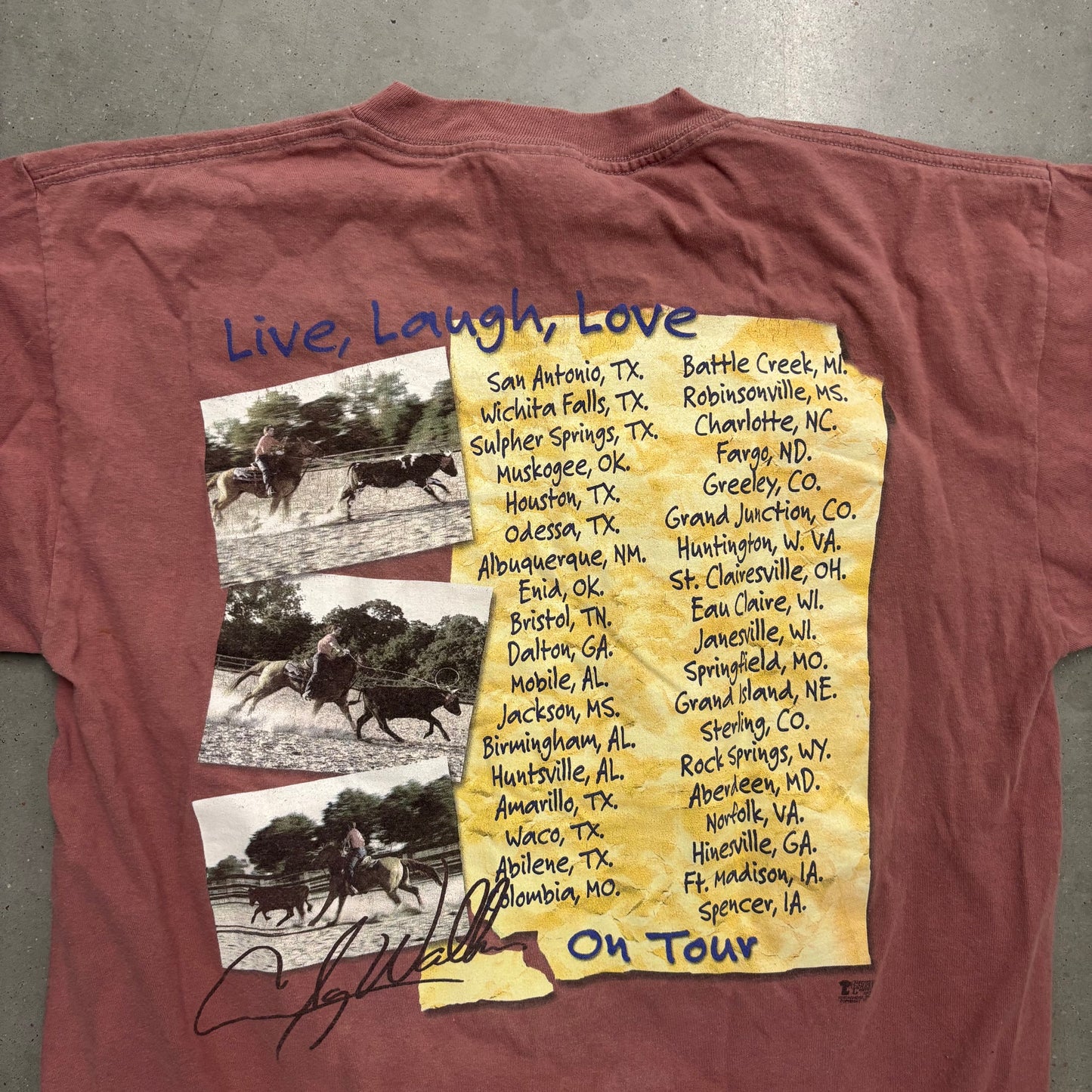 Vintage 90s Clay Walker Tee