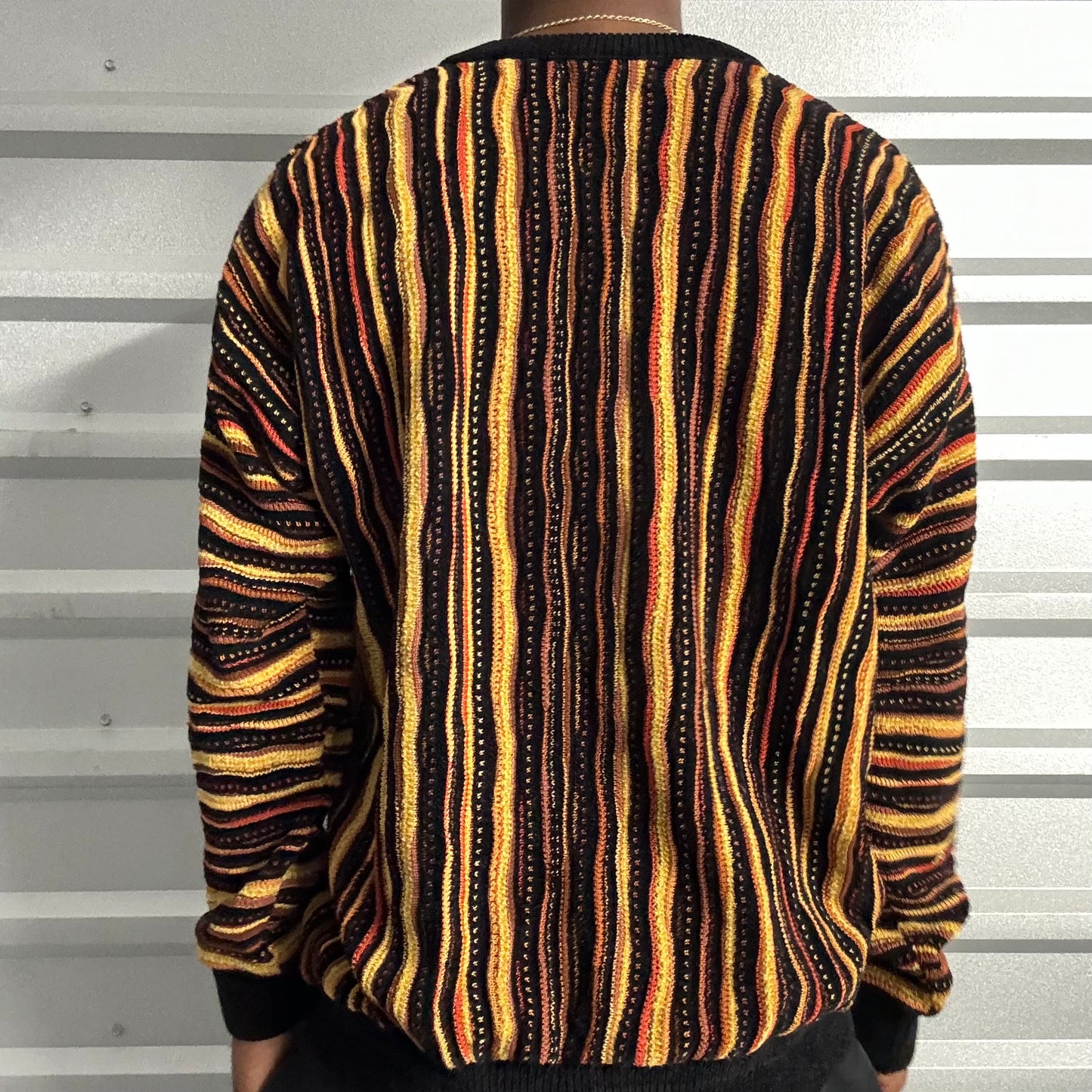 Vintage 3D Knit Sweater