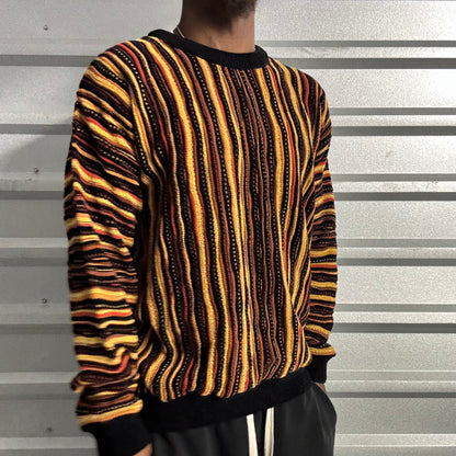 Vintage 3D Knit Sweater