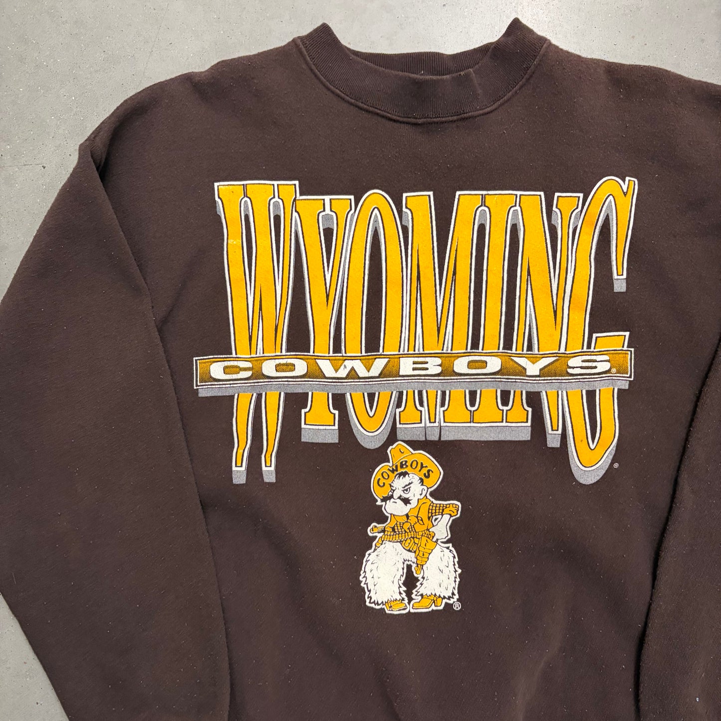 Vintage 90s Wyoming Cowboys Crewneck
