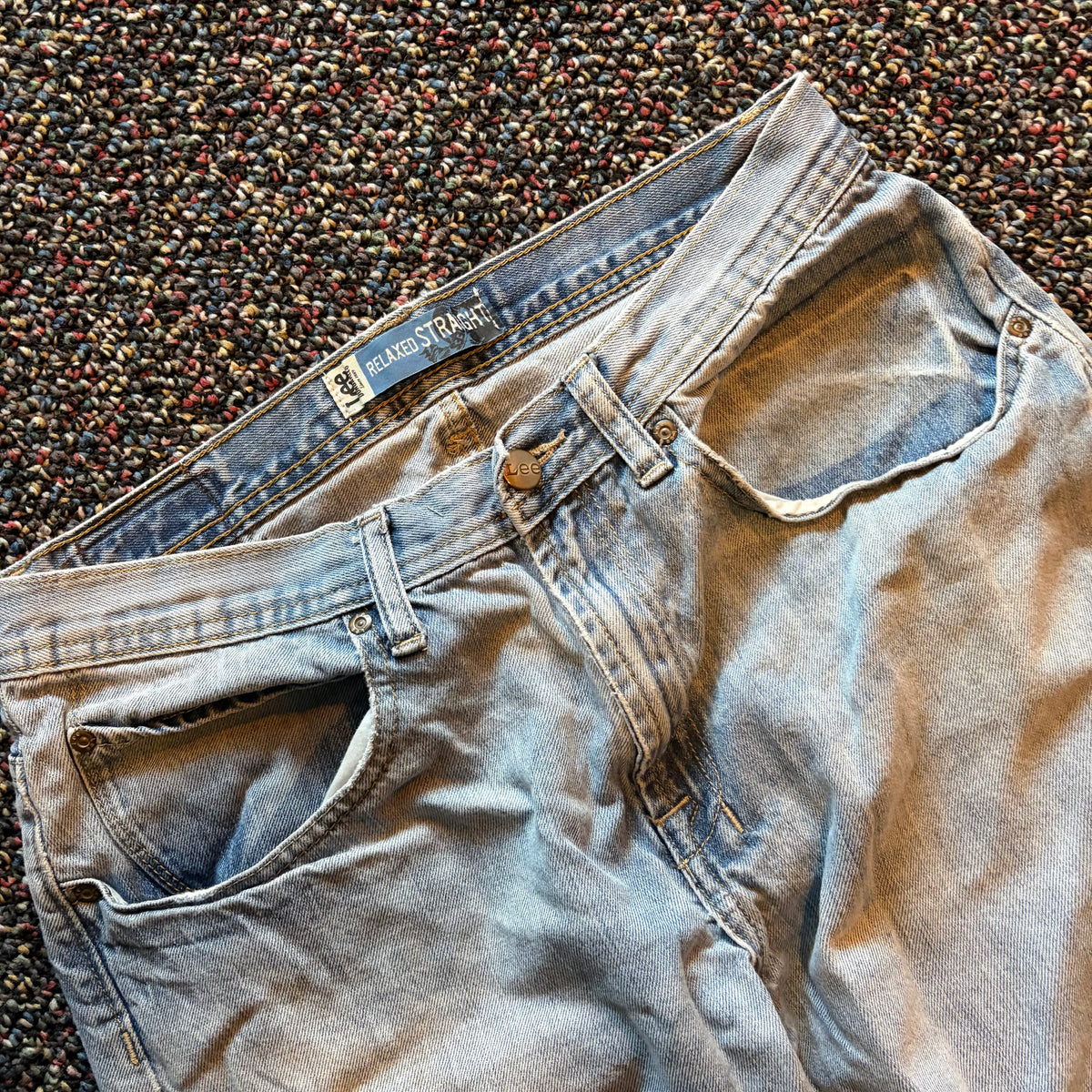 Y2K Lee Relaxed Straight Denim