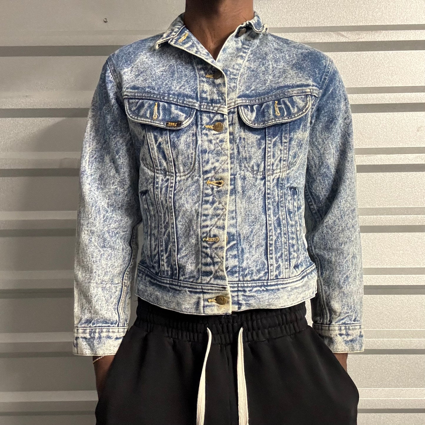 Vintage Lee Acidwash Denim Jacket