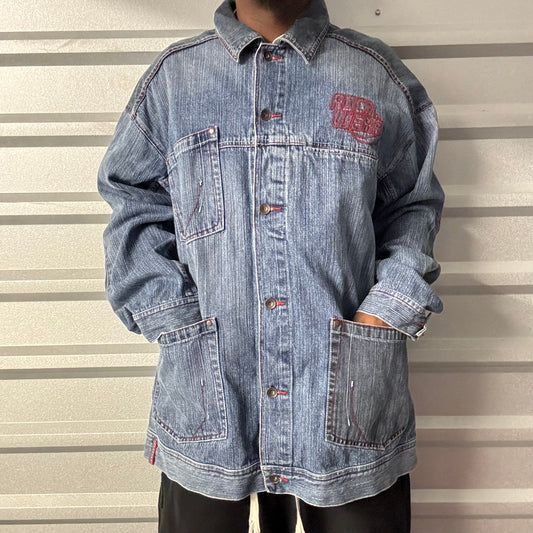 Y2K Rocawear Two Tone Denim Chore Jacket