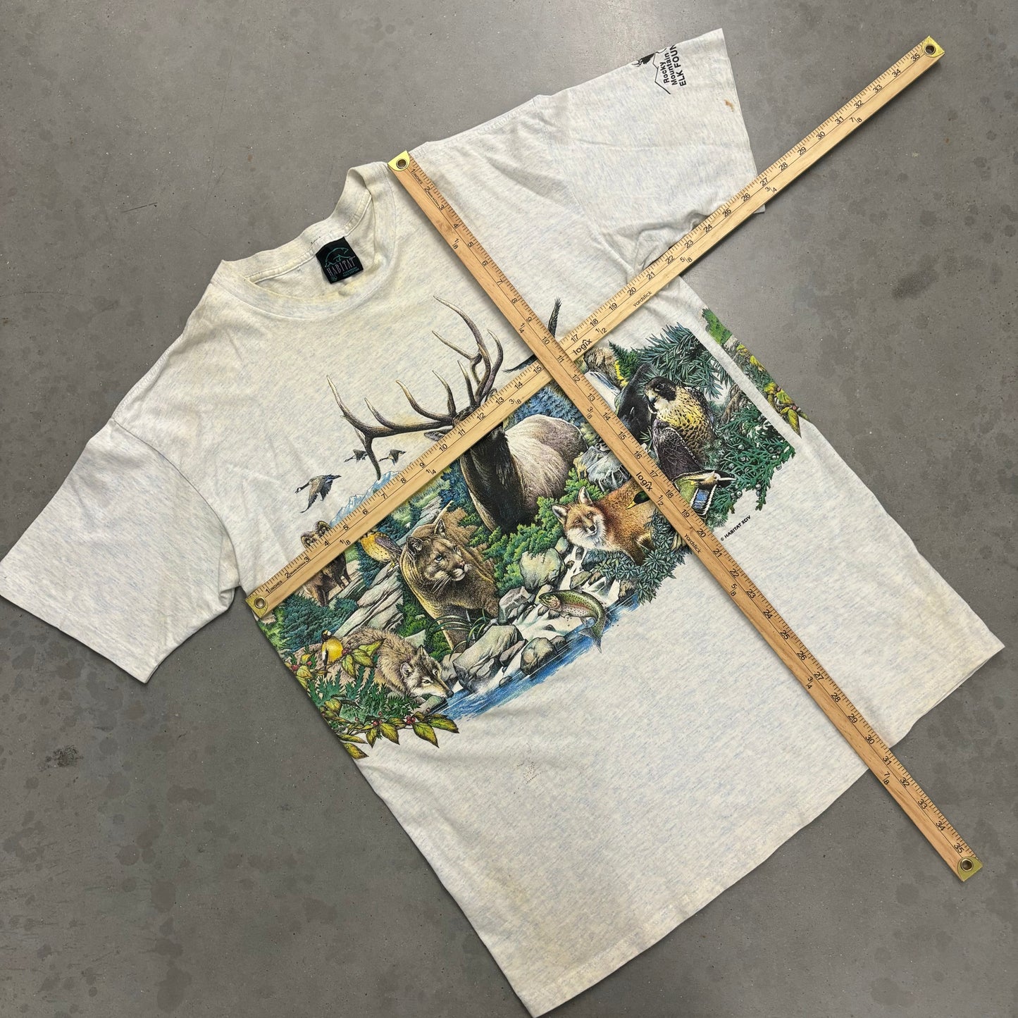 Vintage 90s Nature AOP Tee