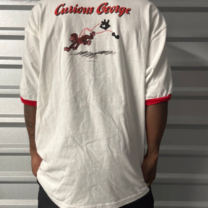 Vintage 95’ Curious George Ringer Tee