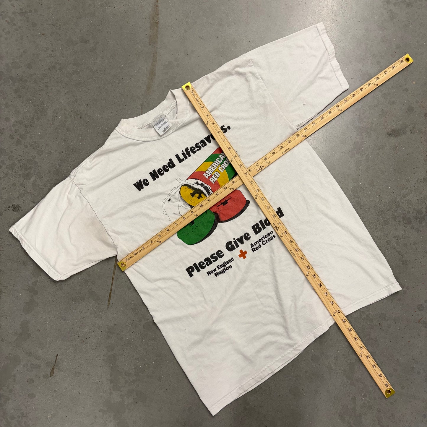 Vintage 90s Red Cross “Lifesavers” Promo Tee