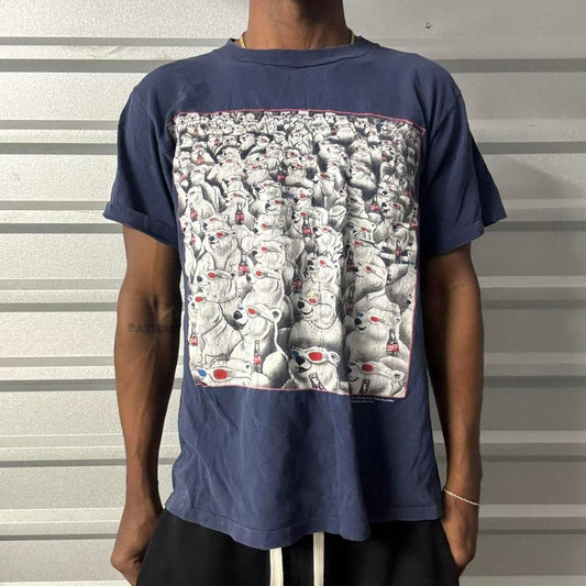 Vintage 96’ Coca Cola Bear 3D Tee