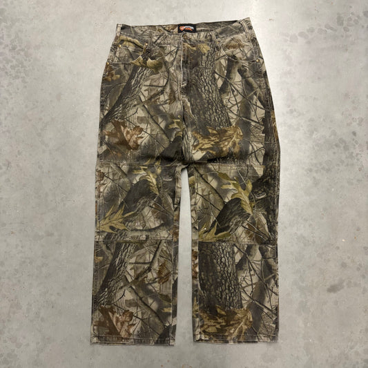 Y2K Camo Double Knee Pants
