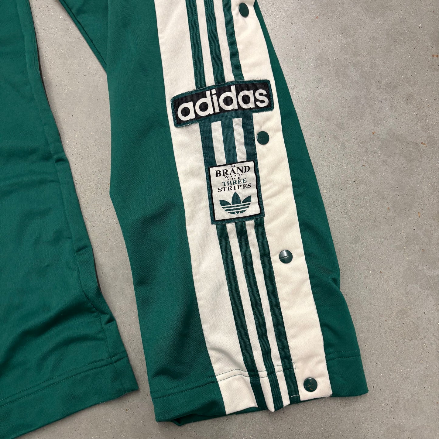 Y2K Green Adidas Breakaway Track Pants