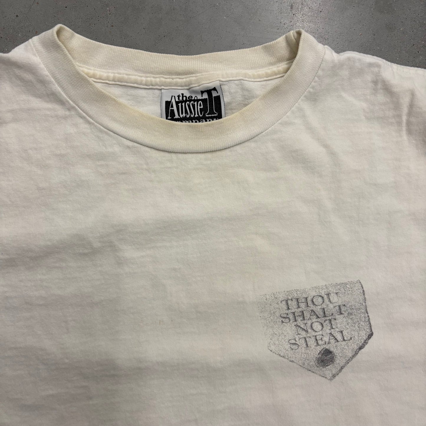 Vintage 90s 10 Commandments Baseball Tee