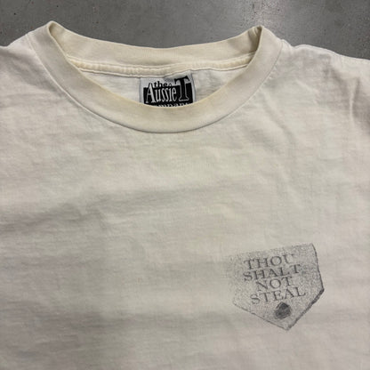 Vintage 90s 10 Commandments Baseball Tee