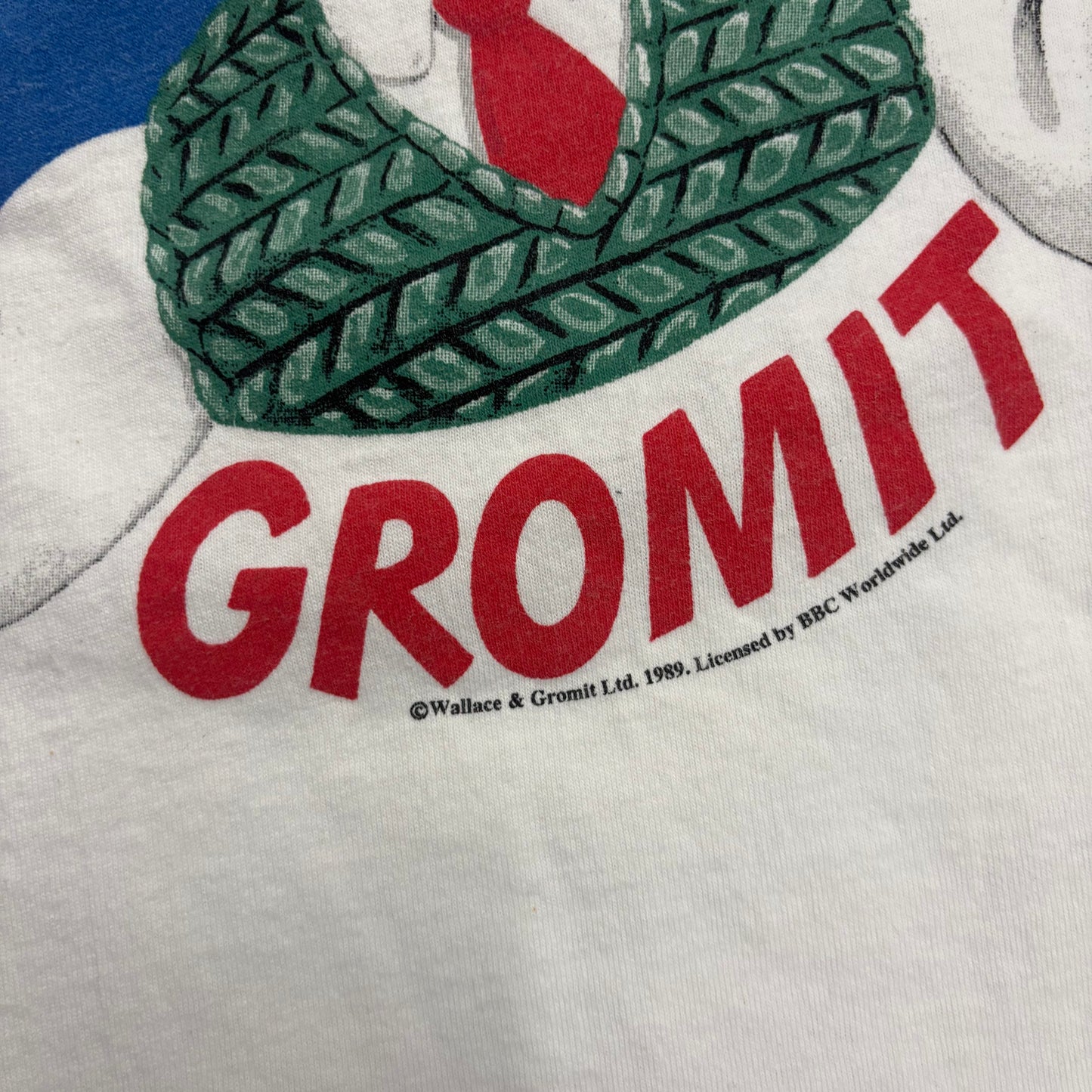 Vintage 89’ Wallace and Gormit “Crackin Toast” Tee