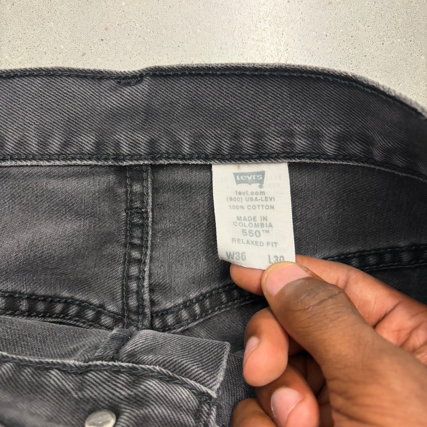 Levi 550 Denim