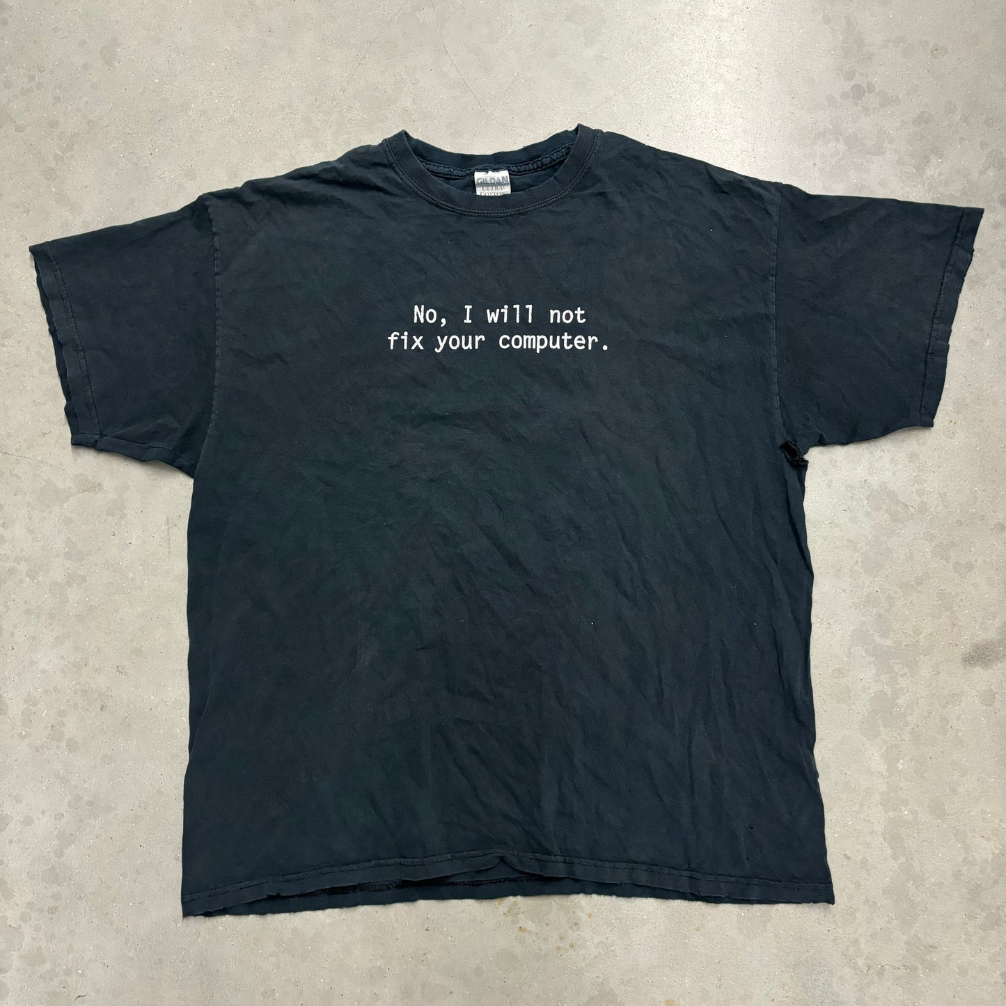 Y2K “No I Wont Fix Your Computer” Tee