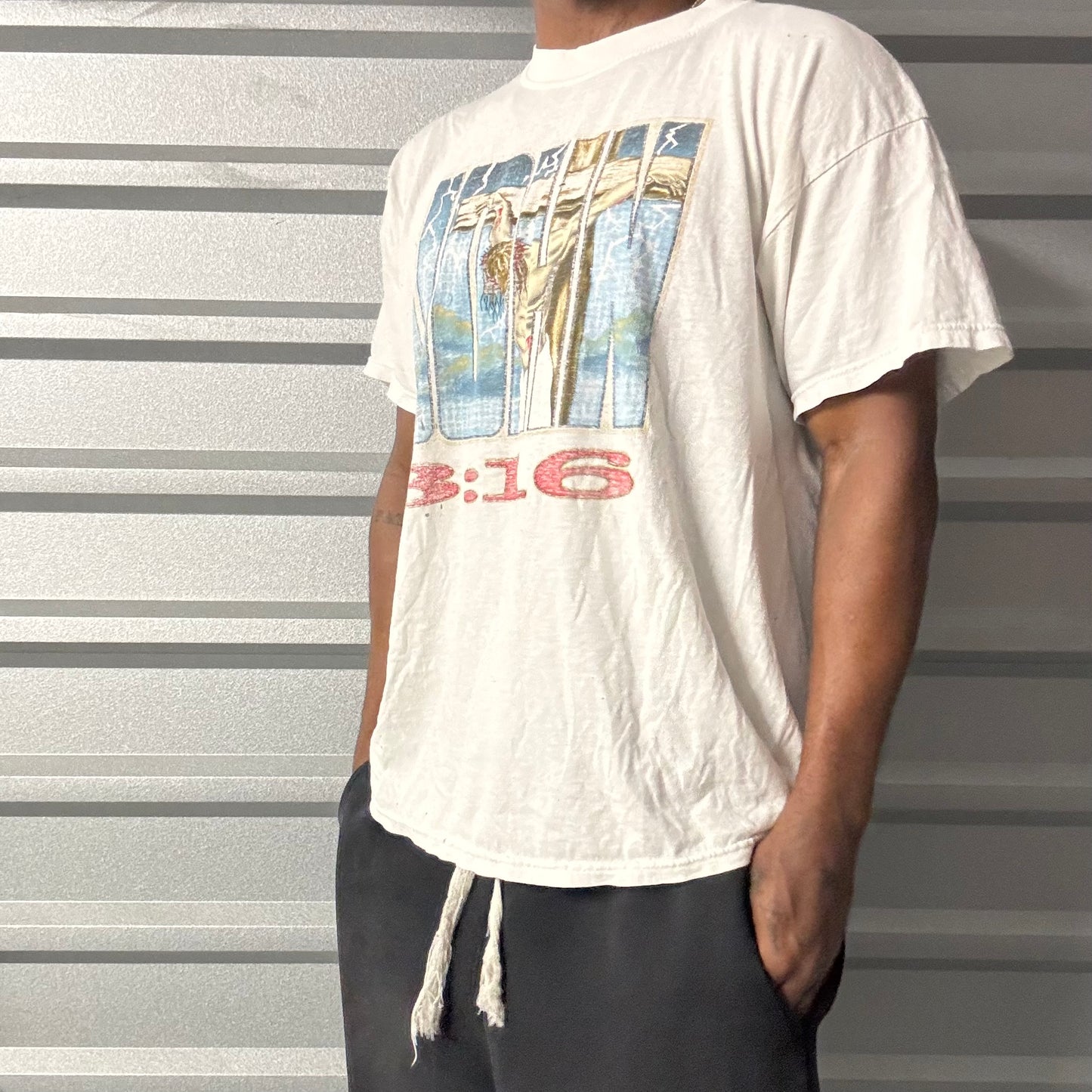 Vintage 90s “John 3:16” Jesus Tee