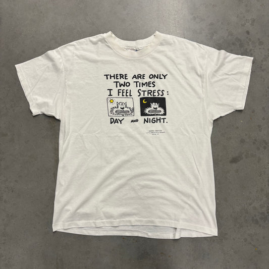 Vintage 90s Funny Stress Tee