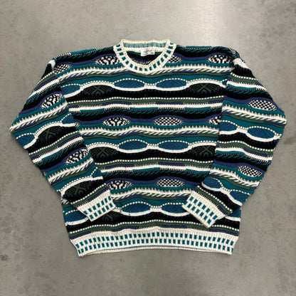 Vintage 3D Knit Sweater