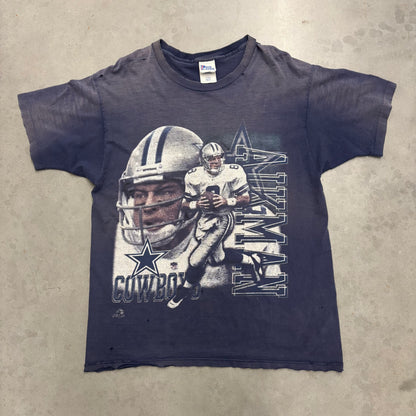 Vintage 90s Dallas Cowboys Troy Aikman Player Tee