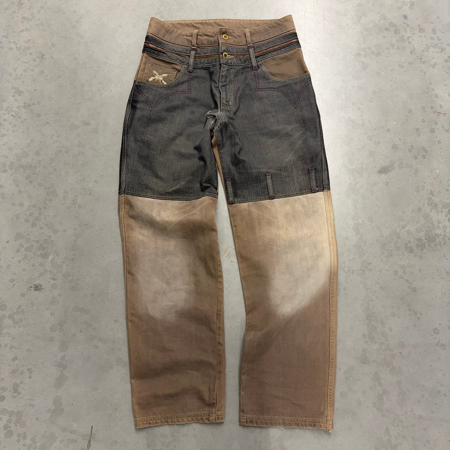 Y2K Two Tone Japanese Denim