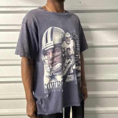 Vintage 90s Dallas Cowboys Troy Aikman Player Tee