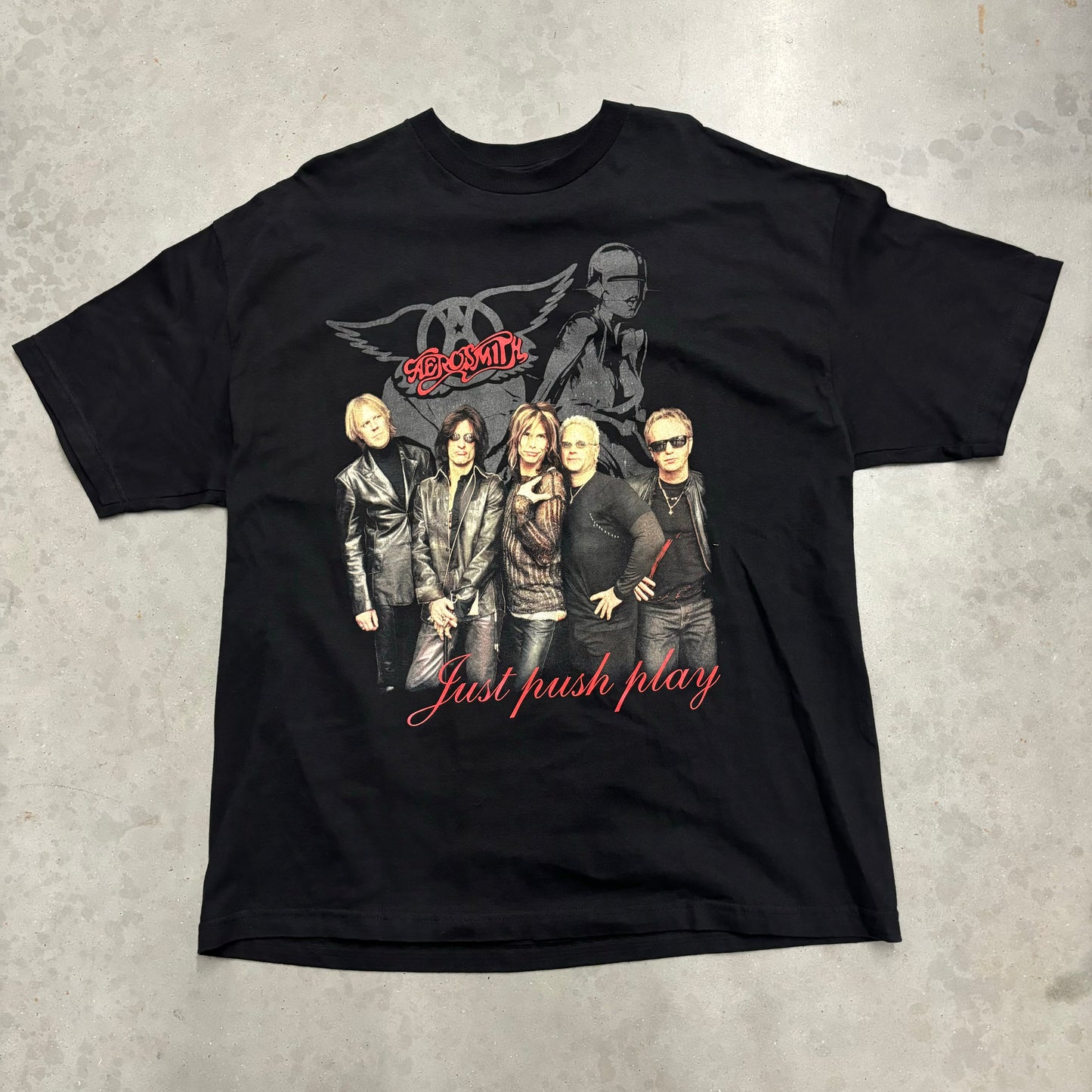 Y2K 01’ Aerosmith “Just Push Play” Tour Tee