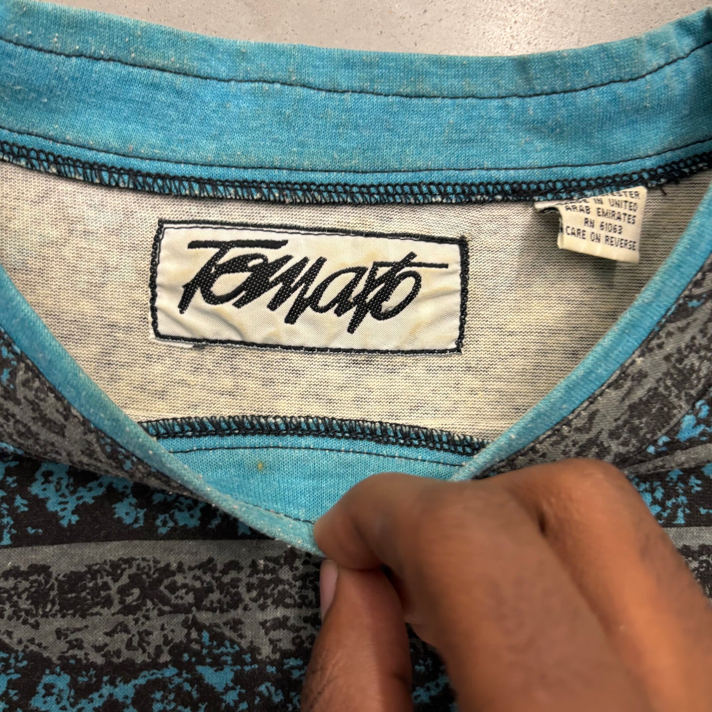 Vintage 90s Tribal Pocket Tee