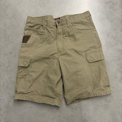 Vintage Tan Wrangler Cargo Shorts