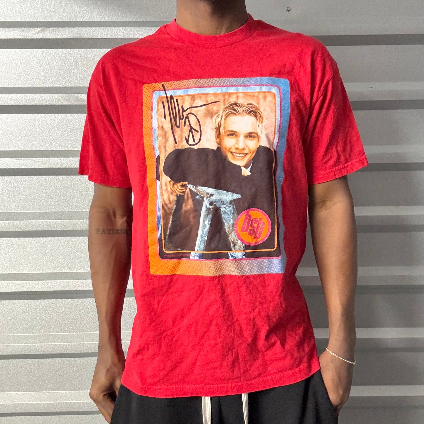 Vintage 90s Nick Carter Backstreet Boys Tee