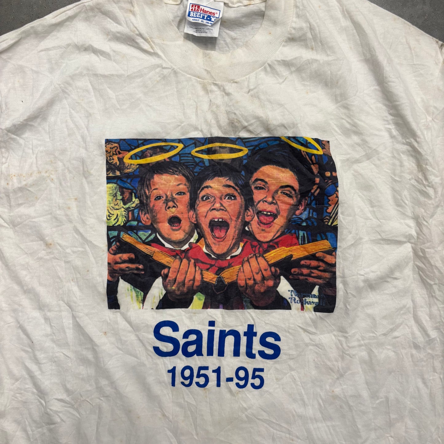 Vintage 95’ Norman Rockwell “Saints” Tee