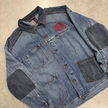 Y2K Rocawear Two Tone Denim Chore Jacket