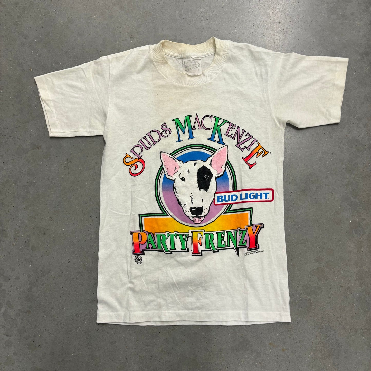 Vintage Spuds Mackenzie Bud Light Tee